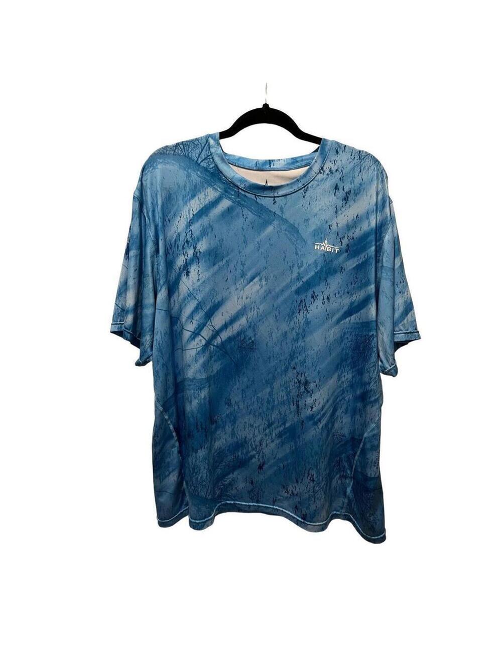 HABIT blue dry fit short sleeve tee, men’s size XL
